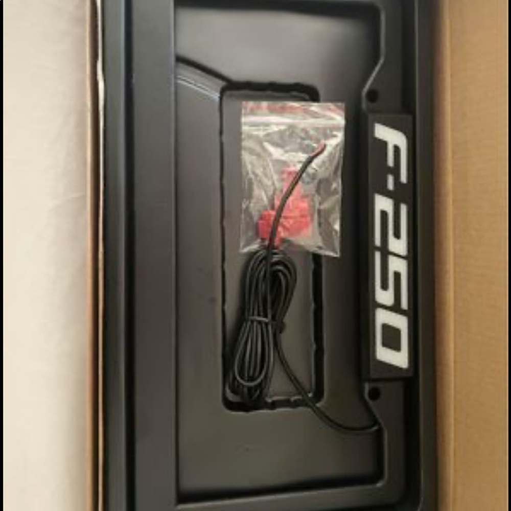 Ford F-250 Recon LED license plate frame
